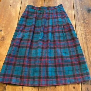 Vintage Woolrich Plaid Skirt Small